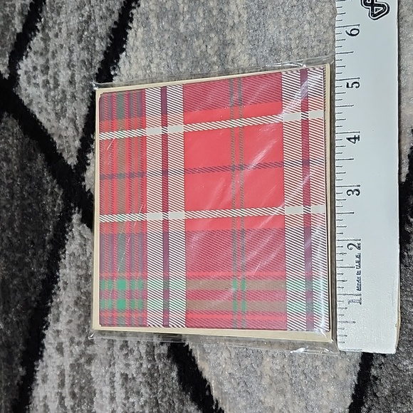 MICHAEL'S 30 PLAID BLANK NOTE CARDS & ENVELOPES BUNDLE - Picture 4 of 8